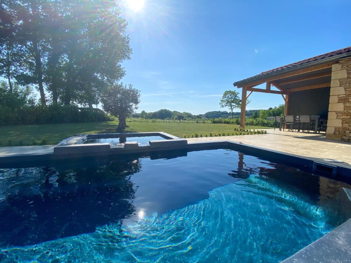 Villa Moderne , Neuve Piscine Jacuzzi . Сарла-ла-Канеда Экстерьер фото